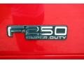 2000 Red Ford F250 Super Duty Lariat Extended Cab 4x4  photo #104
