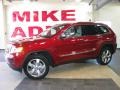 2011 Inferno Red Crystal Pearl Jeep Grand Cherokee Overland  photo #1