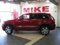 2011 Inferno Red Crystal Pearl Jeep Grand Cherokee Overland  photo #7