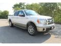 2010 White Platinum Metallic Tri Coat Ford F150 King Ranch SuperCrew  photo #1