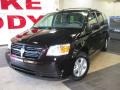 2010 Dark Cordovan Pearlcoat Dodge Grand Caravan SE Hero  photo #2