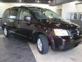 2010 Dark Cordovan Pearlcoat Dodge Grand Caravan SE Hero  photo #4