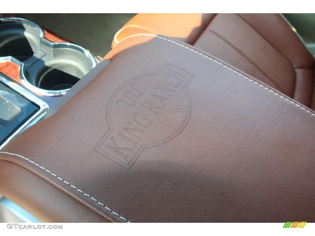 2010 F150 King Ranch SuperCrew - White Platinum Metallic Tri Coat / Chapparal Leather photo #27