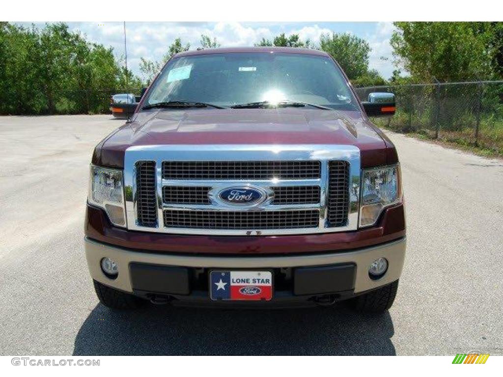 2010 F150 King Ranch SuperCrew 4x4 - Royal Red Metallic / Chapparal Leather photo #2
