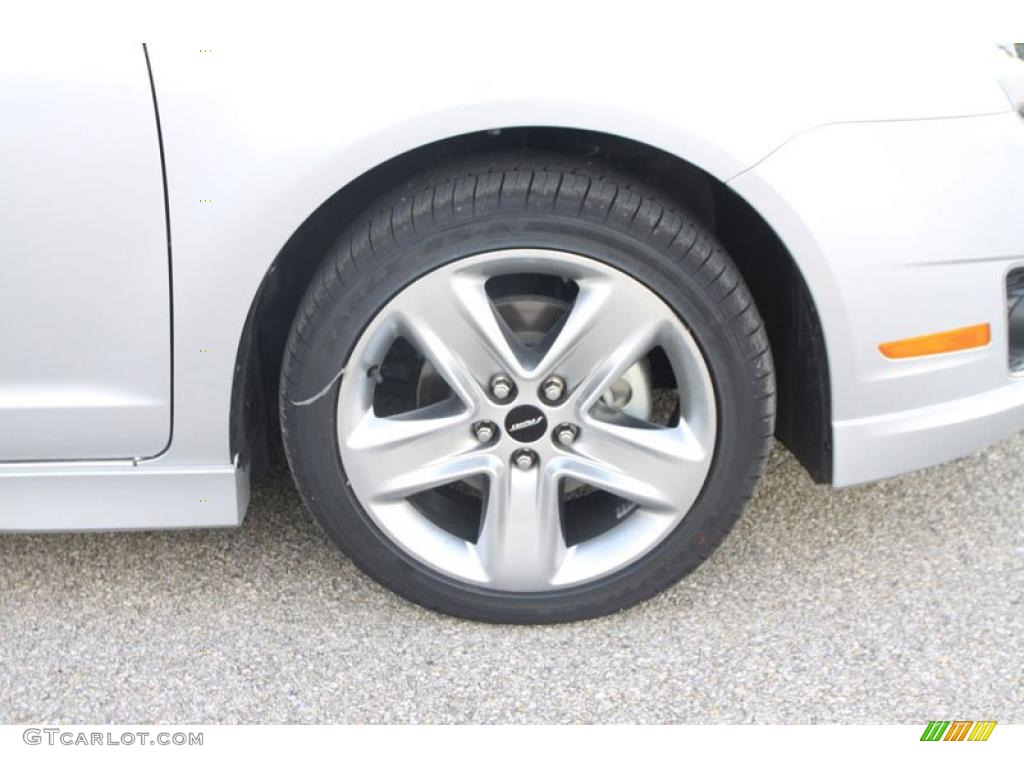 2010 Fusion Sport - Brilliant Silver Metallic / Charcoal Black/Sport Black photo #10