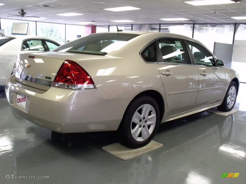2011 Impala LS - Gold Mist Metallic / Neutral photo #6
