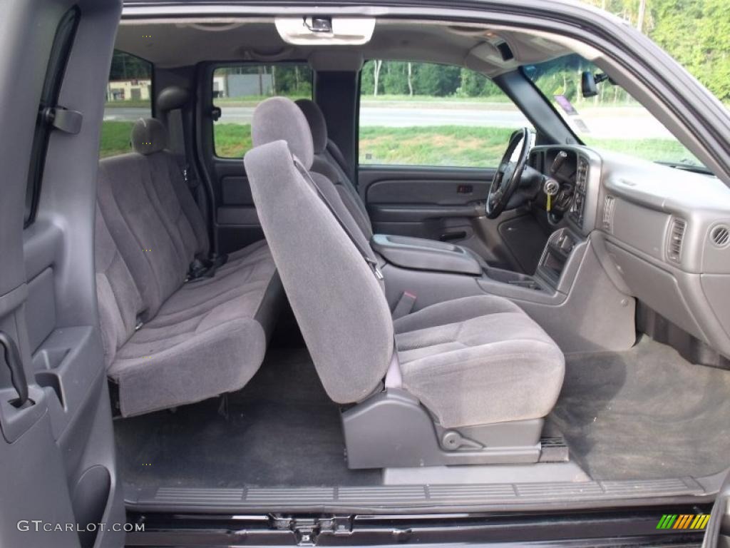 2005 Silverado 1500 LT Extended Cab - Black / Dark Charcoal photo #16