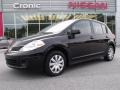 2009 Super Black Nissan Versa 1.8 S Hatchback  photo #1