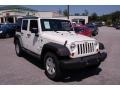 2007 Stone White Jeep Wrangler Unlimited X  photo #1