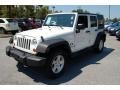 2007 Stone White Jeep Wrangler Unlimited X  photo #12