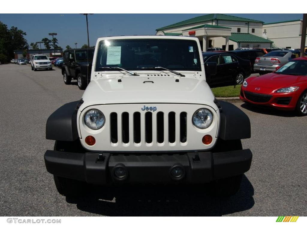 2007 Wrangler Unlimited X - Stone White / Dark Khaki/Medium Khaki photo #13