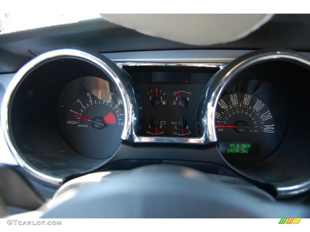 2008 Mustang GT Premium Coupe - Vapor Silver Metallic / Dark Charcoal photo #22