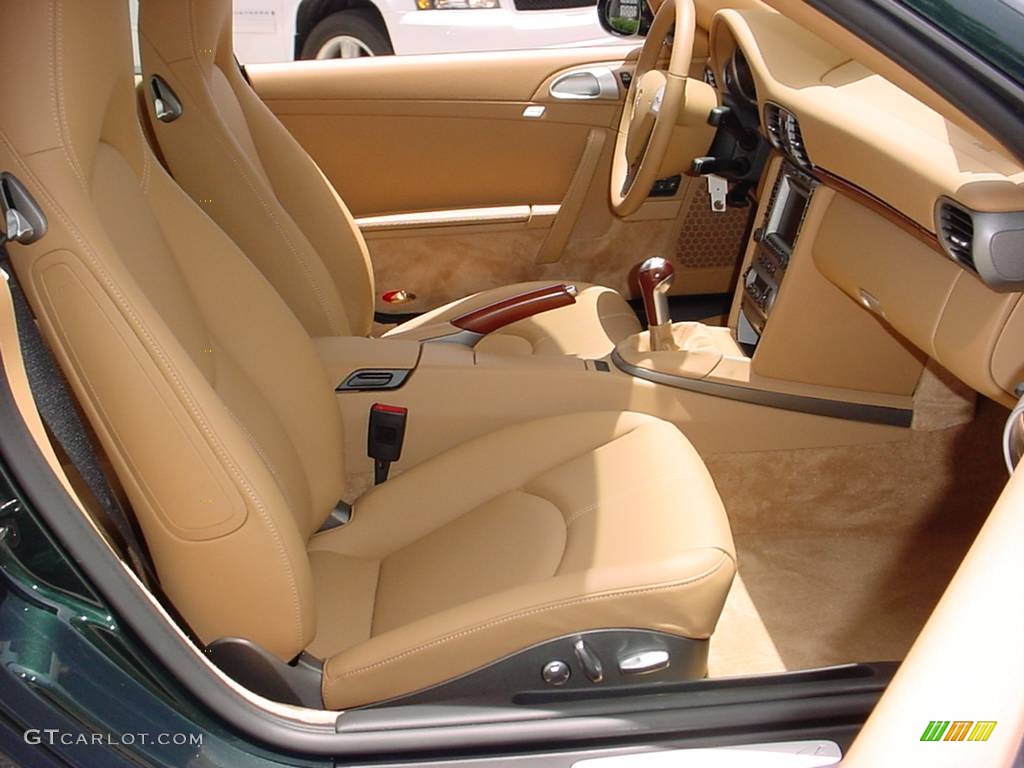 2008 911 Carrera 4 Coupe - Forest Green Metallic / Sand Beige photo #12