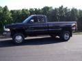 1997 Black Dodge Ram 3500 Laramie Regular Cab 4x4 Dually  photo #3