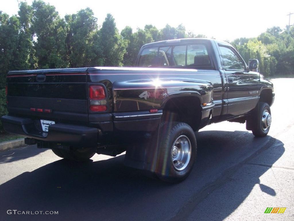 1997 Ram 3500 Laramie Regular Cab 4x4 Dually - Black / Gray photo #20