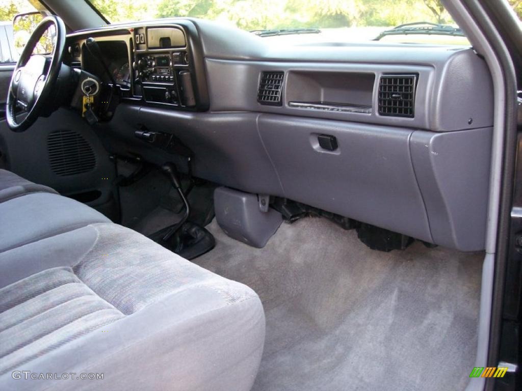 1997 Ram 3500 Laramie Regular Cab 4x4 Dually - Black / Gray photo #36