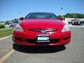 2003 San Marino Red Honda Accord EX V6 Coupe  photo #2