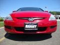 2003 San Marino Red Honda Accord EX V6 Coupe  photo #9