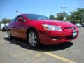 2003 San Marino Red Honda Accord EX V6 Coupe  photo #18