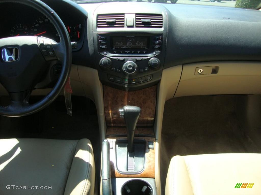 2003 Accord EX V6 Coupe - San Marino Red / Ivory photo #28