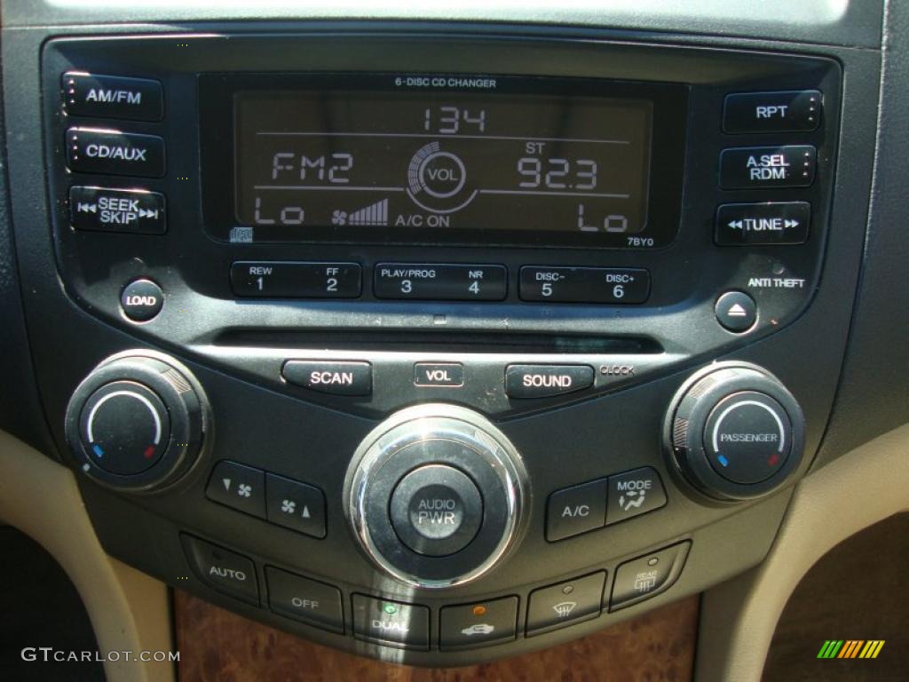 2003 Accord EX V6 Coupe - San Marino Red / Ivory photo #30