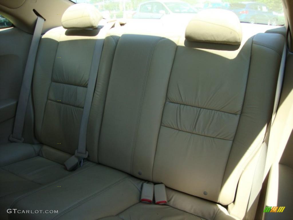2003 Accord EX V6 Coupe - San Marino Red / Ivory photo #38