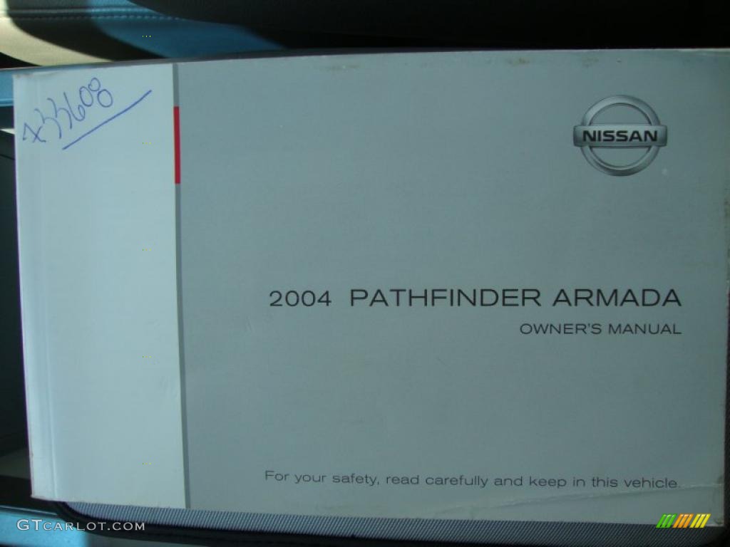2004 Armada LE 4x4 - Smoke Metallic / Steel/Titanium photo #52