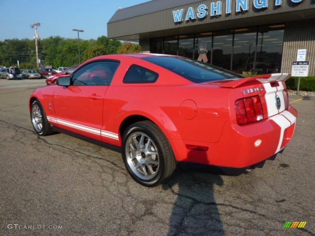 2007 Mustang Shelby GT500 Coupe - Torch Red / Black Leather photo #2