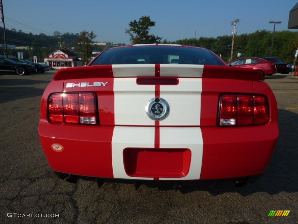 2007 Mustang Shelby GT500 Coupe - Torch Red / Black Leather photo #3
