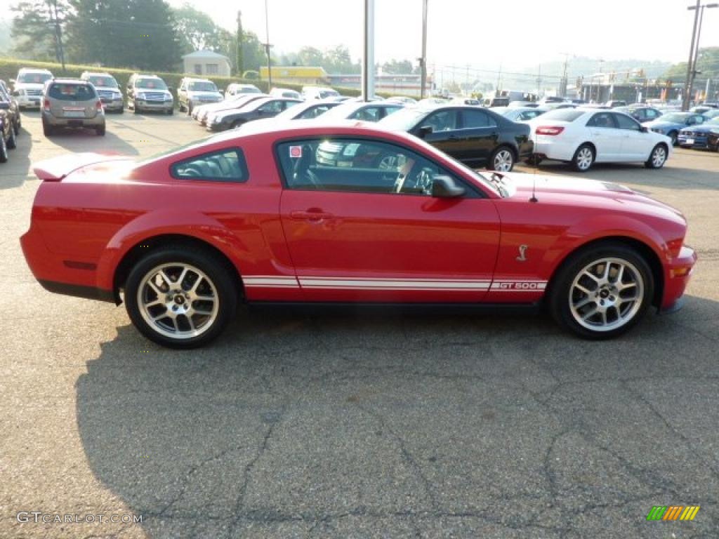 2007 Mustang Shelby GT500 Coupe - Torch Red / Black Leather photo #5