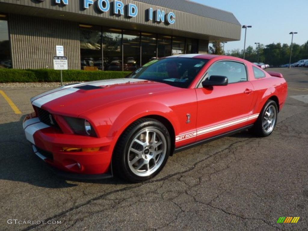 2007 Mustang Shelby GT500 Coupe - Torch Red / Black Leather photo #8