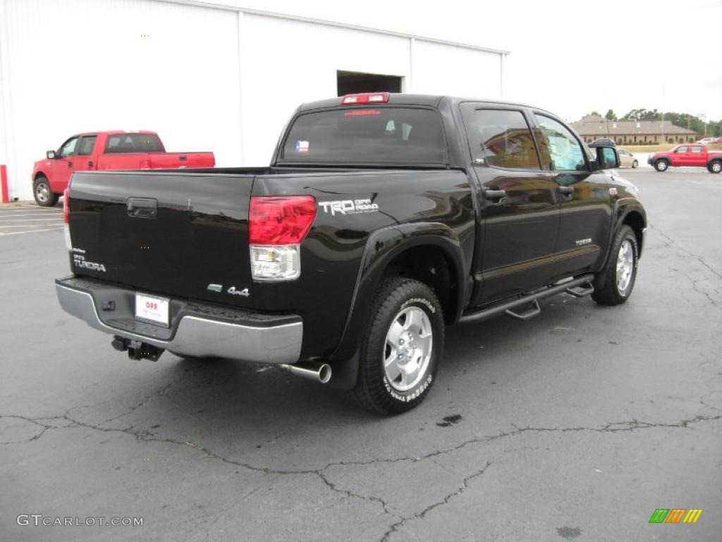 2011 Tundra TRD CrewMax 4x4 - Black / Sand Beige photo #7