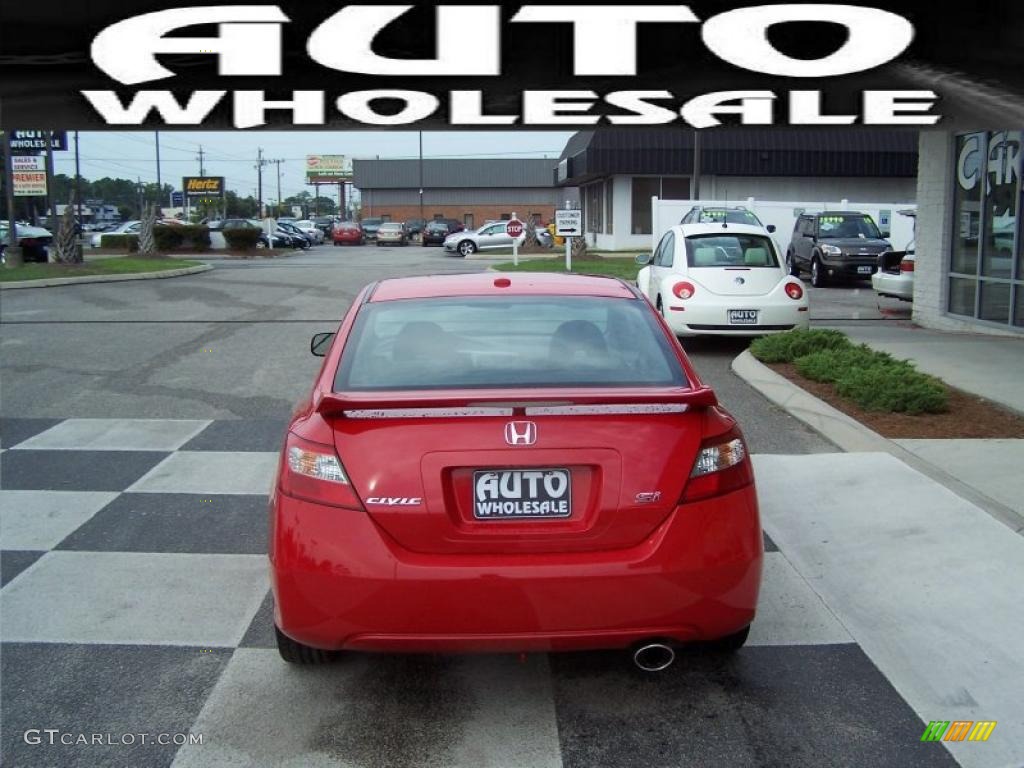 2009 Civic Si Coupe - Rallye Red / Black photo #3