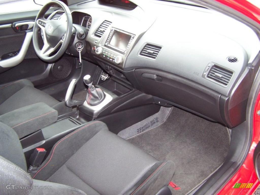 2009 Civic Si Coupe - Rallye Red / Black photo #7