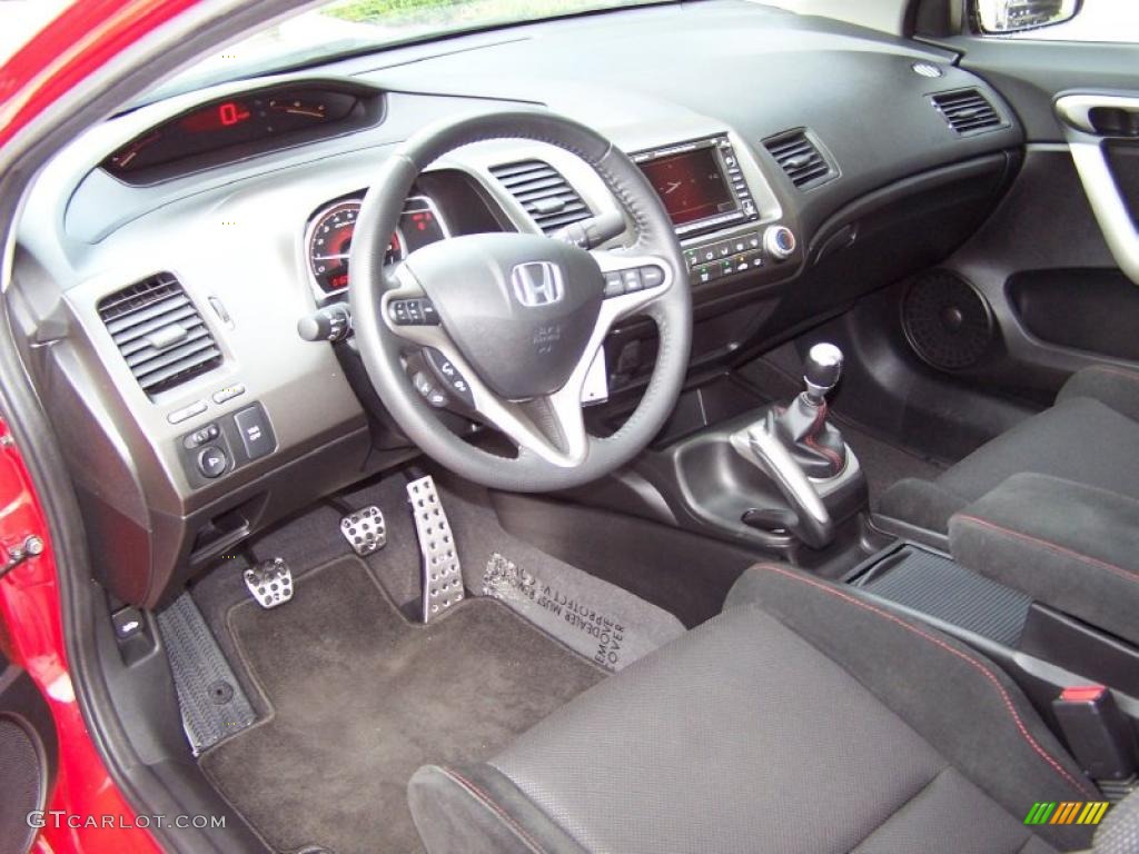 2009 Civic Si Coupe - Rallye Red / Black photo #9