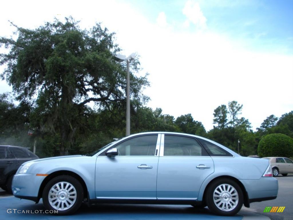 2009 Sable Sedan - Light Ice Blue Metallic / Medium Light Stone photo #2