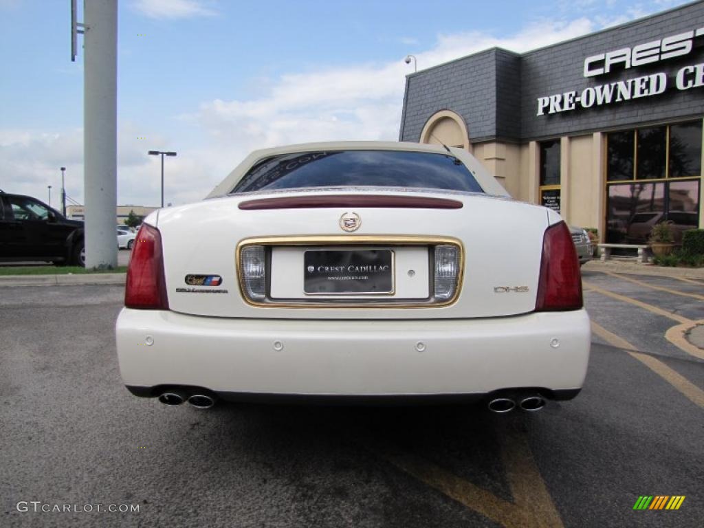 2002 DeVille DHS - White Diamond Pearl / Oatmeal photo #6