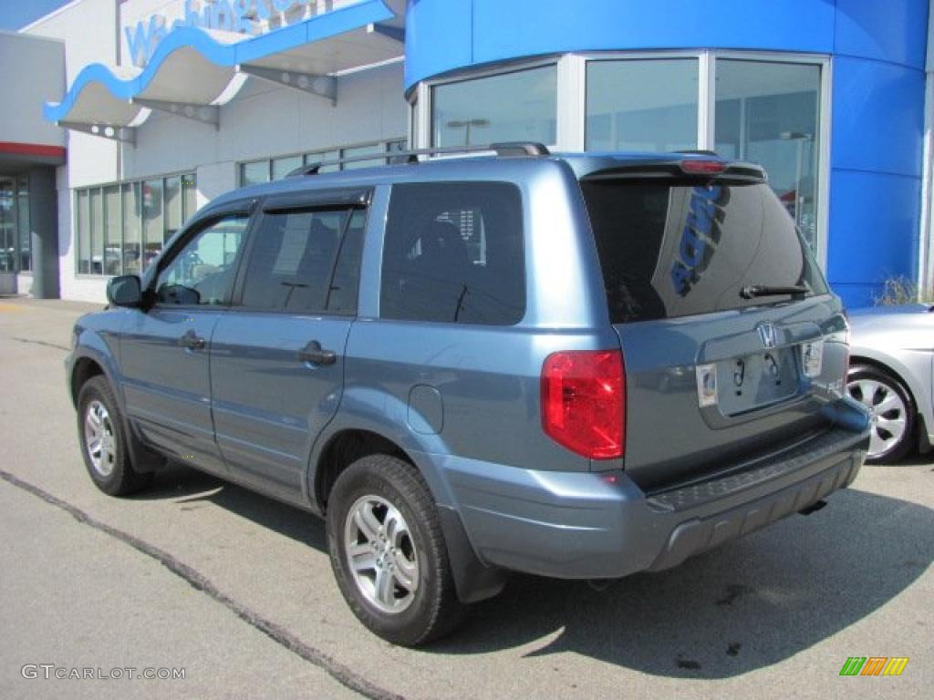 2005 Pilot EX 4WD - Steel Blue Metallic / Gray photo #5