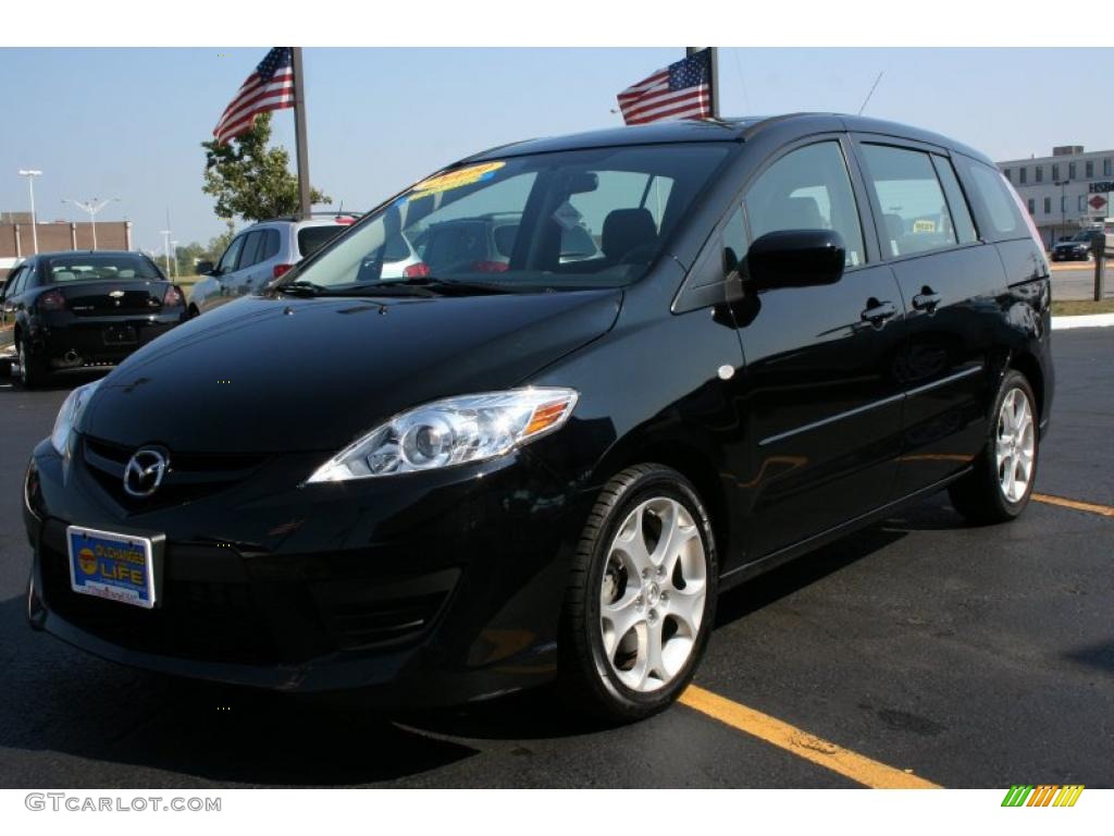 2009 MAZDA5 Sport - Brilliant Black / Black photo #1