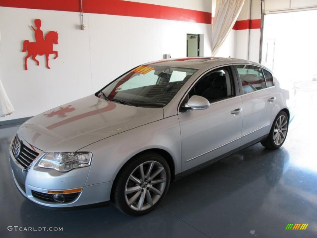 2008 Passat VR6 Sedan - Reflex Silver / Black photo #1