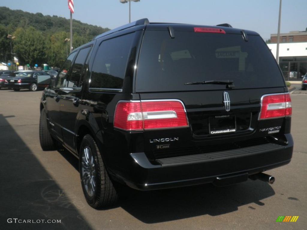 2008 Navigator Limited Edition 4x4 - Black / Stone/Charcoal Black photo #5