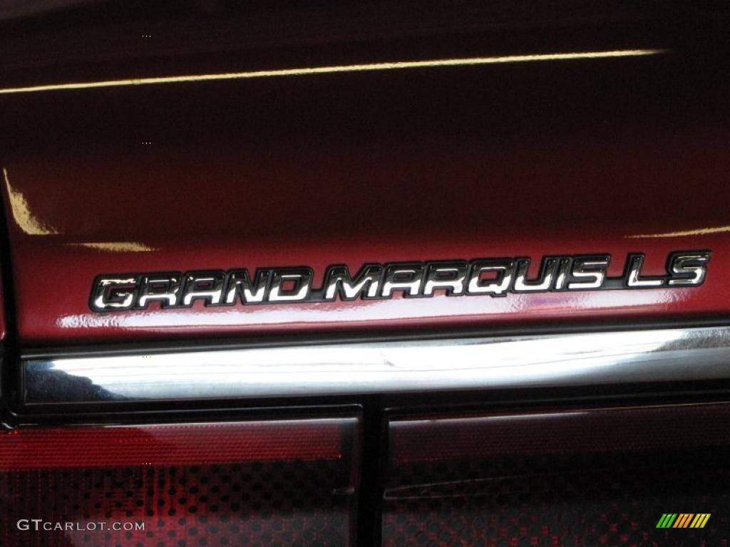 1997 Grand Marquis LS - Toreador Red Metallic / Light Prairie Tan photo #6