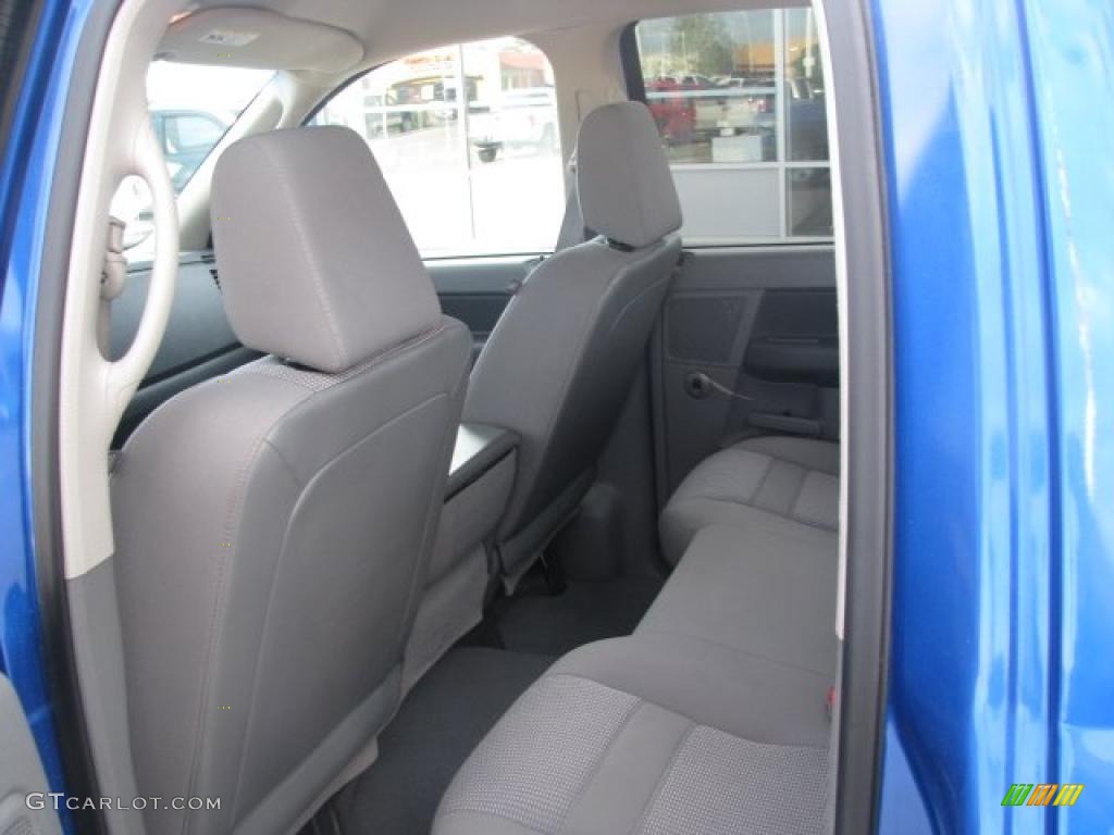 2007 Ram 1500 SLT Quad Cab 4x4 - Electric Blue Pearl / Medium Slate Gray photo #5