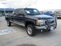 2005 Onyx Black GMC Sierra 2500HD SLE Extended Cab 4x4  photo #11