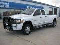 Bright White - Ram 3500 Laramie Quad Cab 4x4 Dually Photo No. 2