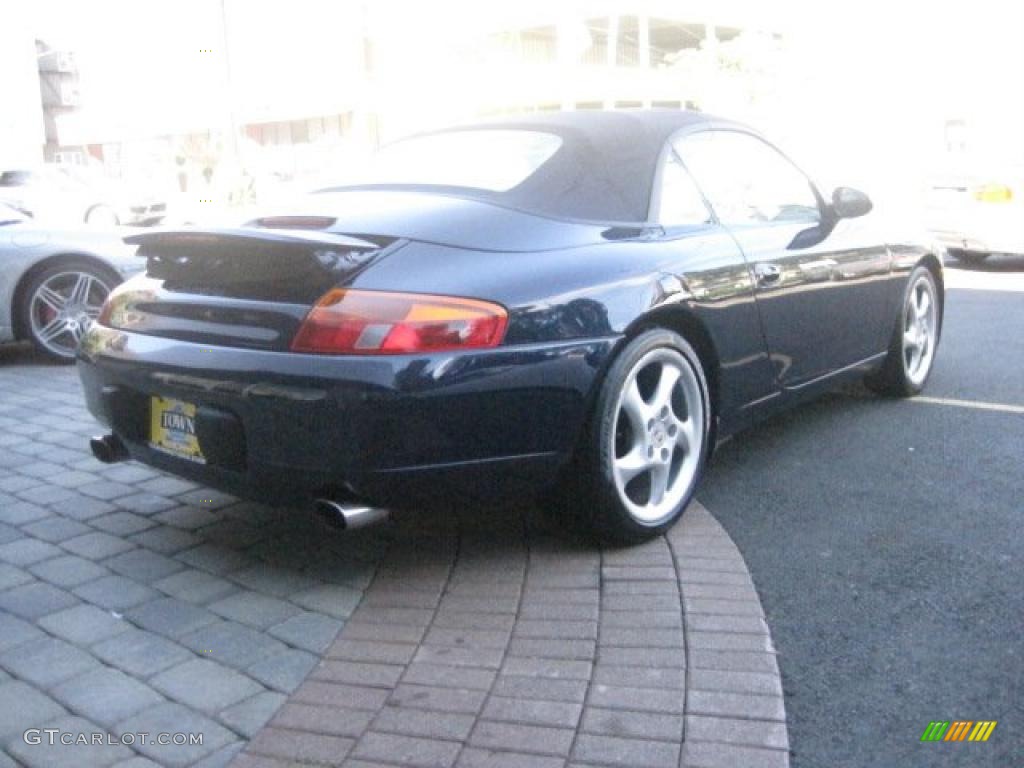 1999 911 Carrera Cabriolet - Ocean Blue Metallic / Savanna Beige photo #32