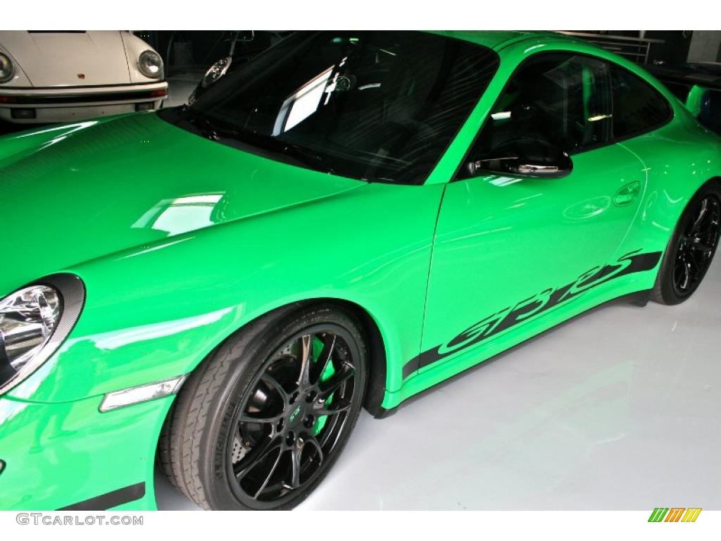 2007 911 GT3 RS - Green/Black / Black w/Alcantara photo #4