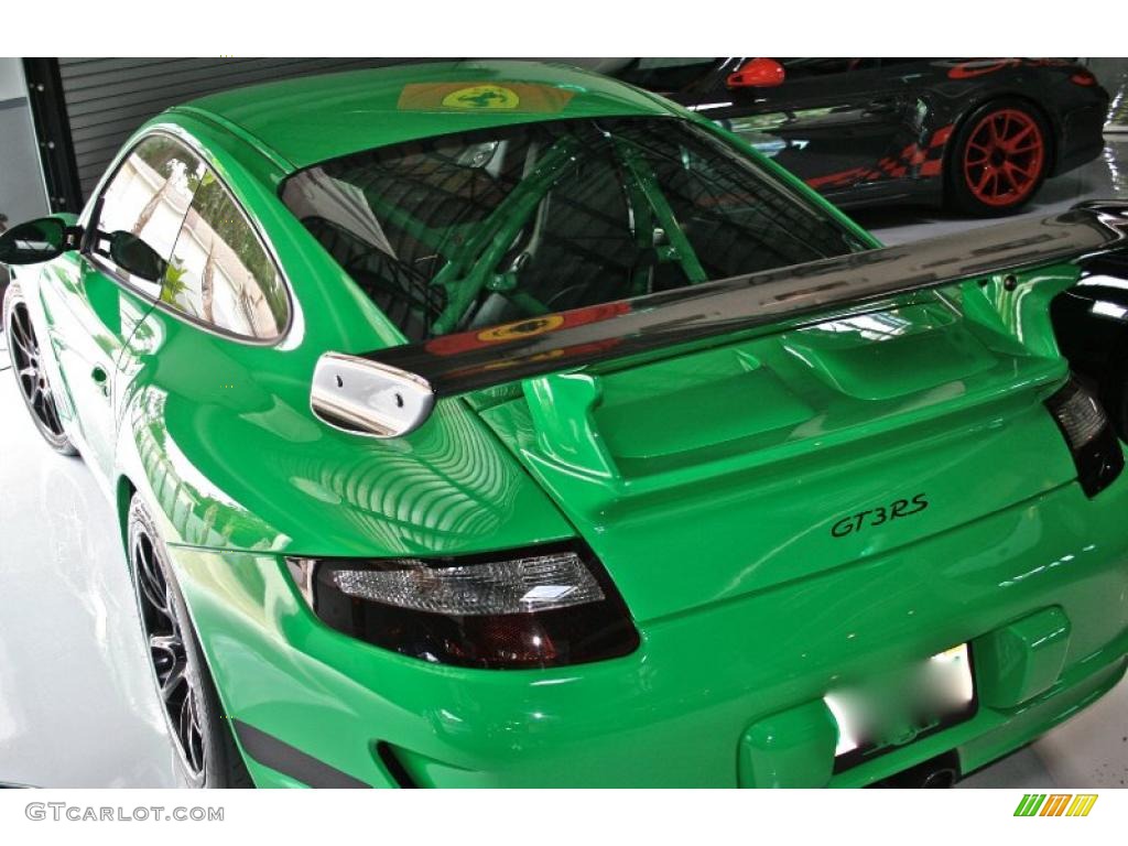 2007 911 GT3 RS - Green/Black / Black w/Alcantara photo #9