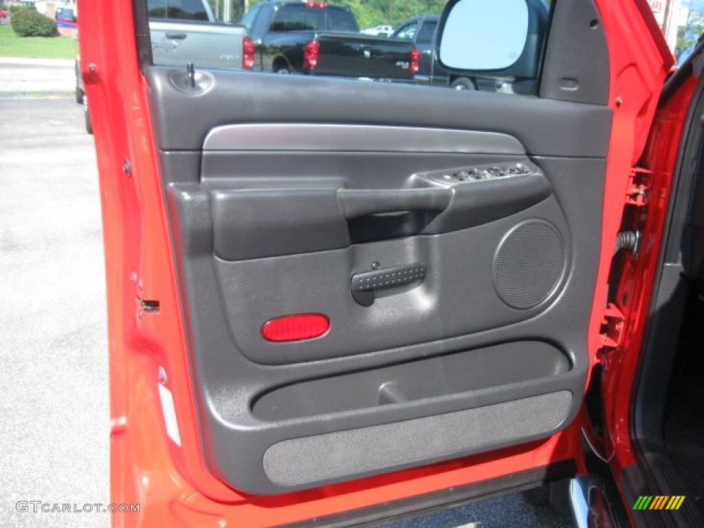 2004 Ram 1500 Laramie Quad Cab 4x4 - Flame Red / Dark Slate Gray photo #12