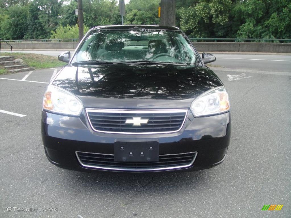 2007 Malibu LT Sedan - Black / Titanium Gray photo #3